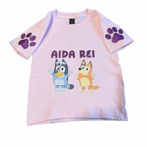 Bluey Inspired Custom T-Shirt For Kids - Personalized & All Sizes